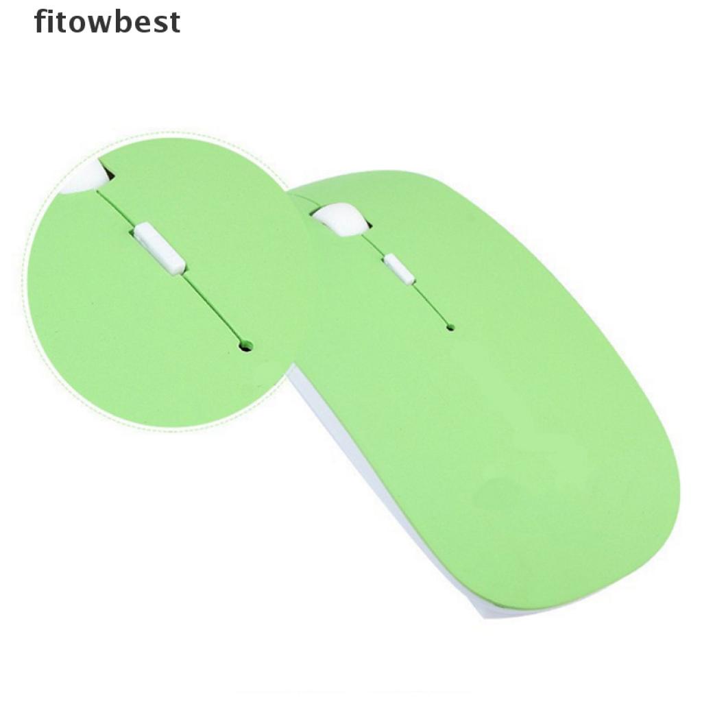 Fbvn New Ultra Thin USB Optical Wireless Mouse 2.4G Receiver Mouse Cordless Computer Jelly