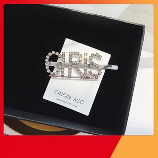 Kẹp Tóc Chữ Đính Đá Cao Cấp Phong Cách Thời Trang Hàn Quốc