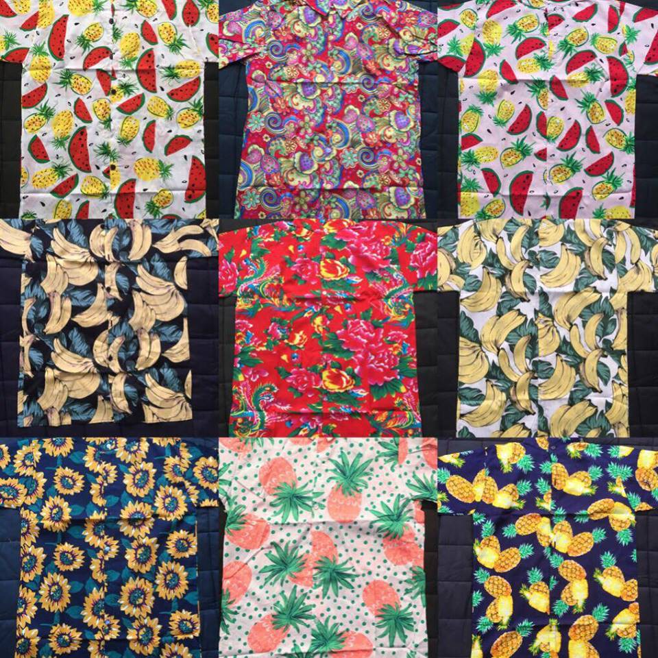 ÁO SƠ MI HOA QUẢ (kèm ảnh thật ) | BigBuy360 - bigbuy360.vn