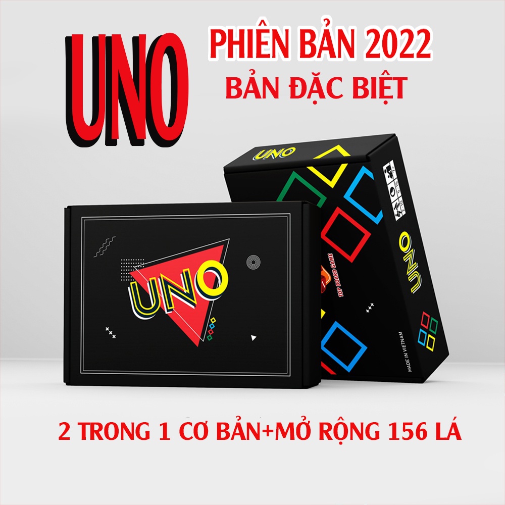 Bộ bài UNO cao cấp full 156 lá cơ bản+mở rộng PHIÊN BẢN ĐẶC BIỆT