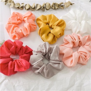 Dây cột tóc vải scrunchies màu xinh HOT TREND
