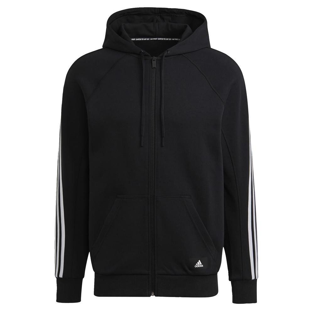 Áo Khoác adidas NOT SPORTS SPECIFIC Adidas 3 Sọc Trùm Đầu Đen GM6450