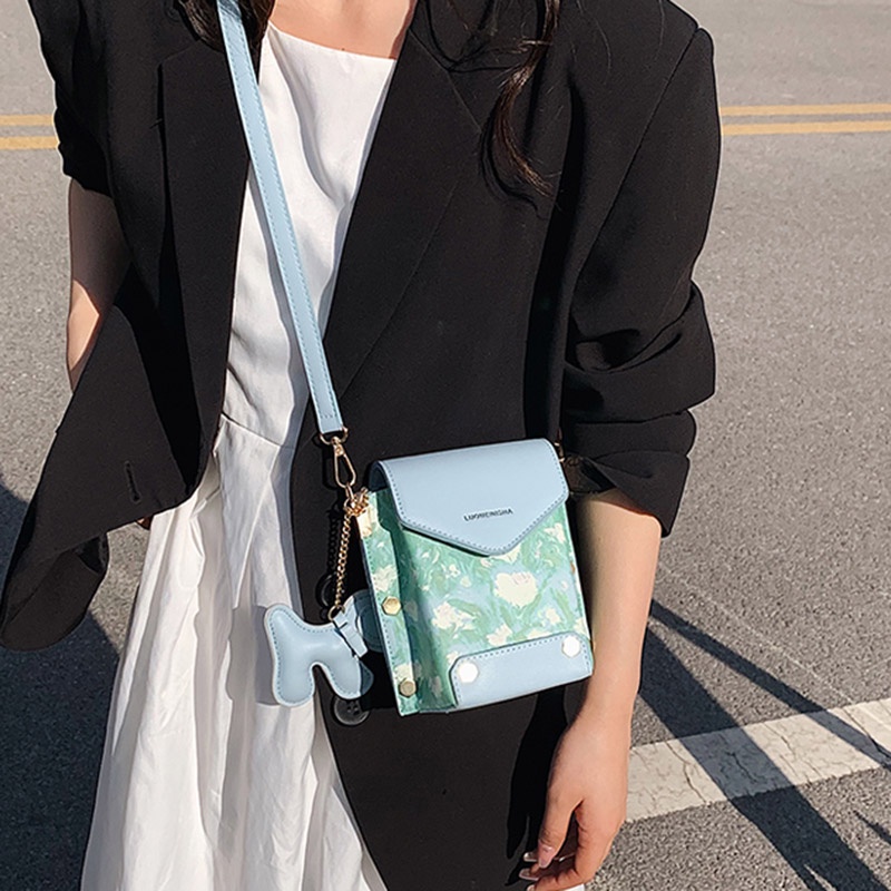 IELGY Túi Đeo Vai Hình Vuông Cỡ Nhỏ Thời Trang Cho Nữ