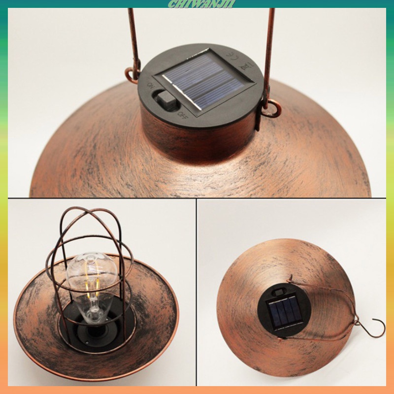 [CHIWANJI1]Solar Lantern Lamp Waterproof IP65 Lights Landscape for Patio Tree Fence