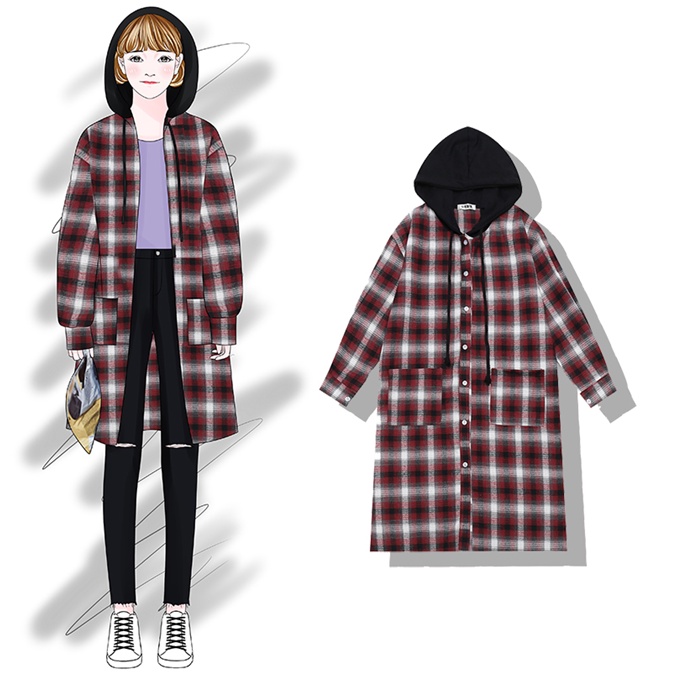 Áo khoác măng tô blazer dài