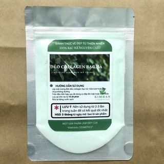 100Gr Bột đắp mặt nạ Dẻo Bạc Hà