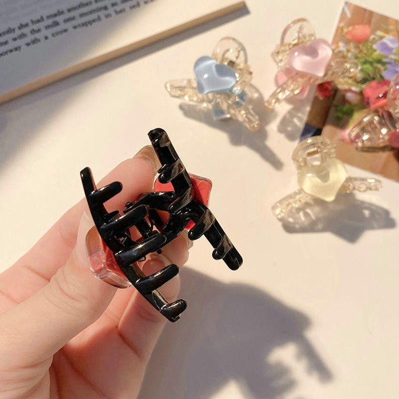 Dây Cột Tóc Màu Trơn Đính Hoa Nhỏ Hình Cá Mập Dễ Thương Cho Bé Gái