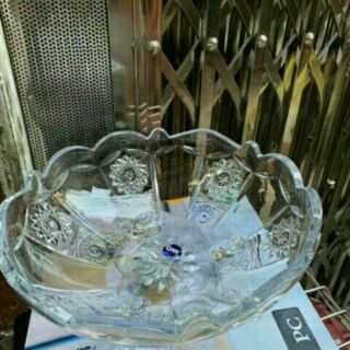 Đĩa thủy tinh 3 chân cực đẹp