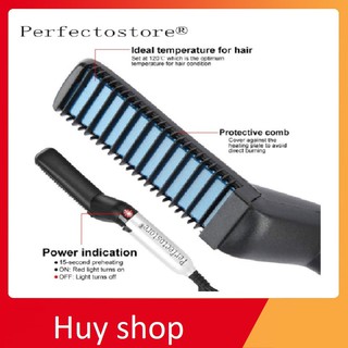 Lược điện chải tóc tạo kiểu cho nam - chải phồng - duỗi tóc - tạo kiểu - công nghệ hàn quốc