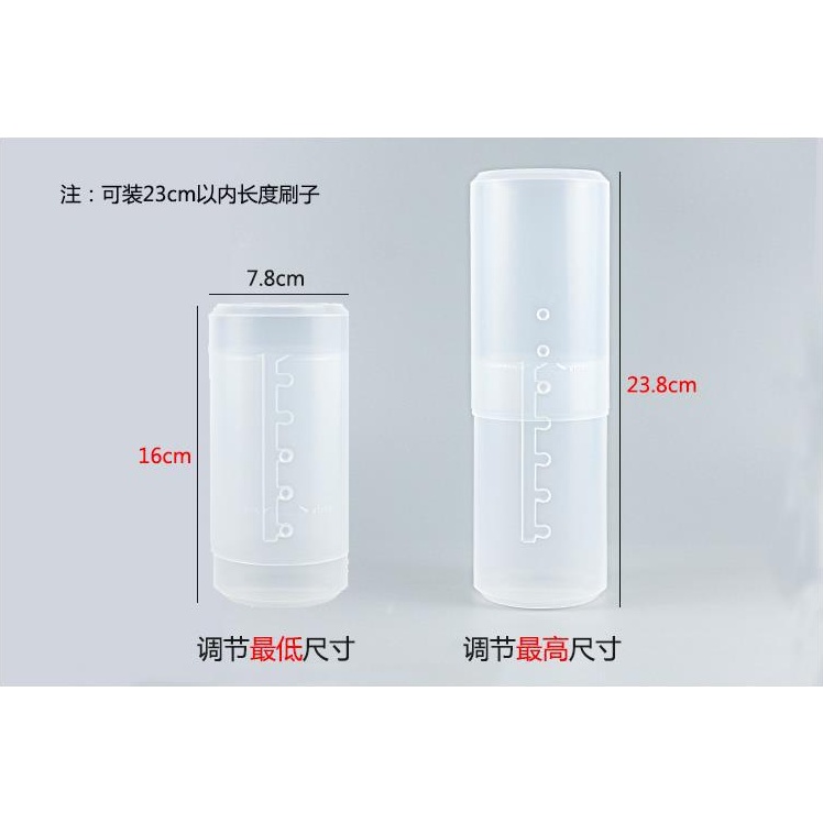 Hộp Đựng Cọ Trang Điểm Sức Chứa Lớn Đa Năng Chống Bụi Có Thể Điều Chỉnh