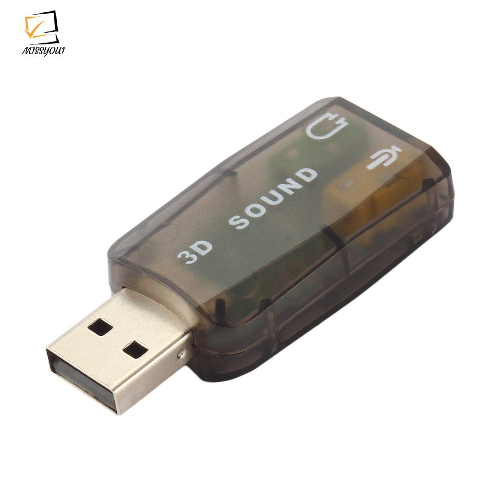 Giắc Cắm Chuyển Đổi Tai Nghe/ Micro Cổng Usb 2.0 Chuyên Dùng