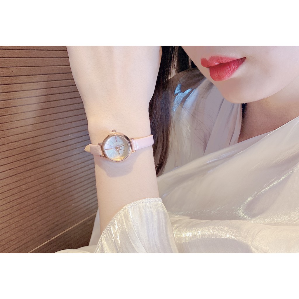 Đồng hồ nữ JA-979C Julius Hàn Quốc dây da