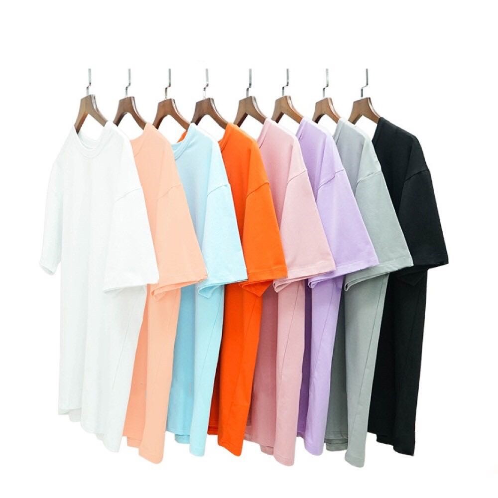 Áo thun nam nữ Unisex Basic AMIHOUSE Phông trơn tay ngắn Form rộng nhiều màu