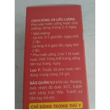 DF-300 10ml dùng tốt cho gà chọi