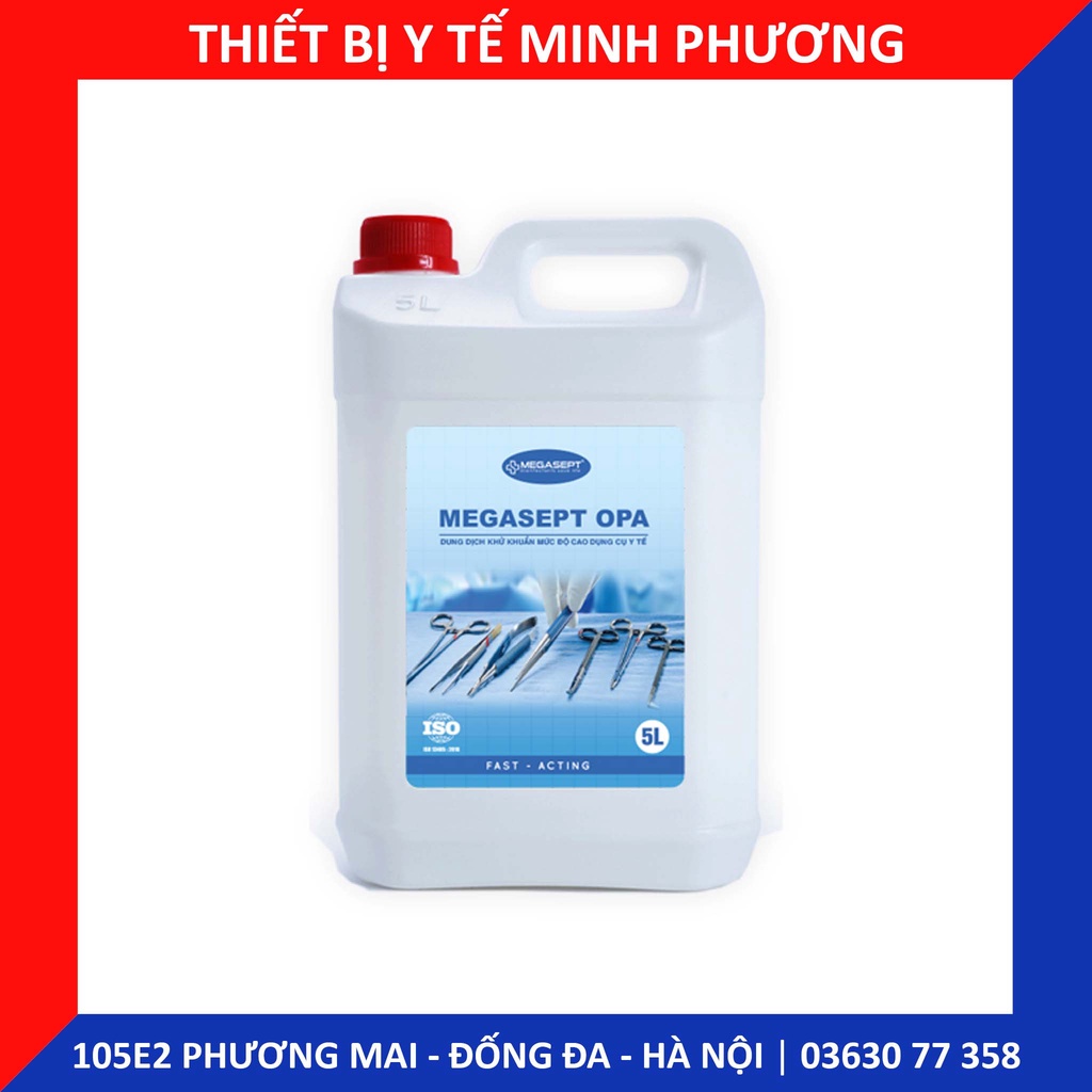 Dung dịch khử khuẩn mức độ cao MEGASEPT OPA