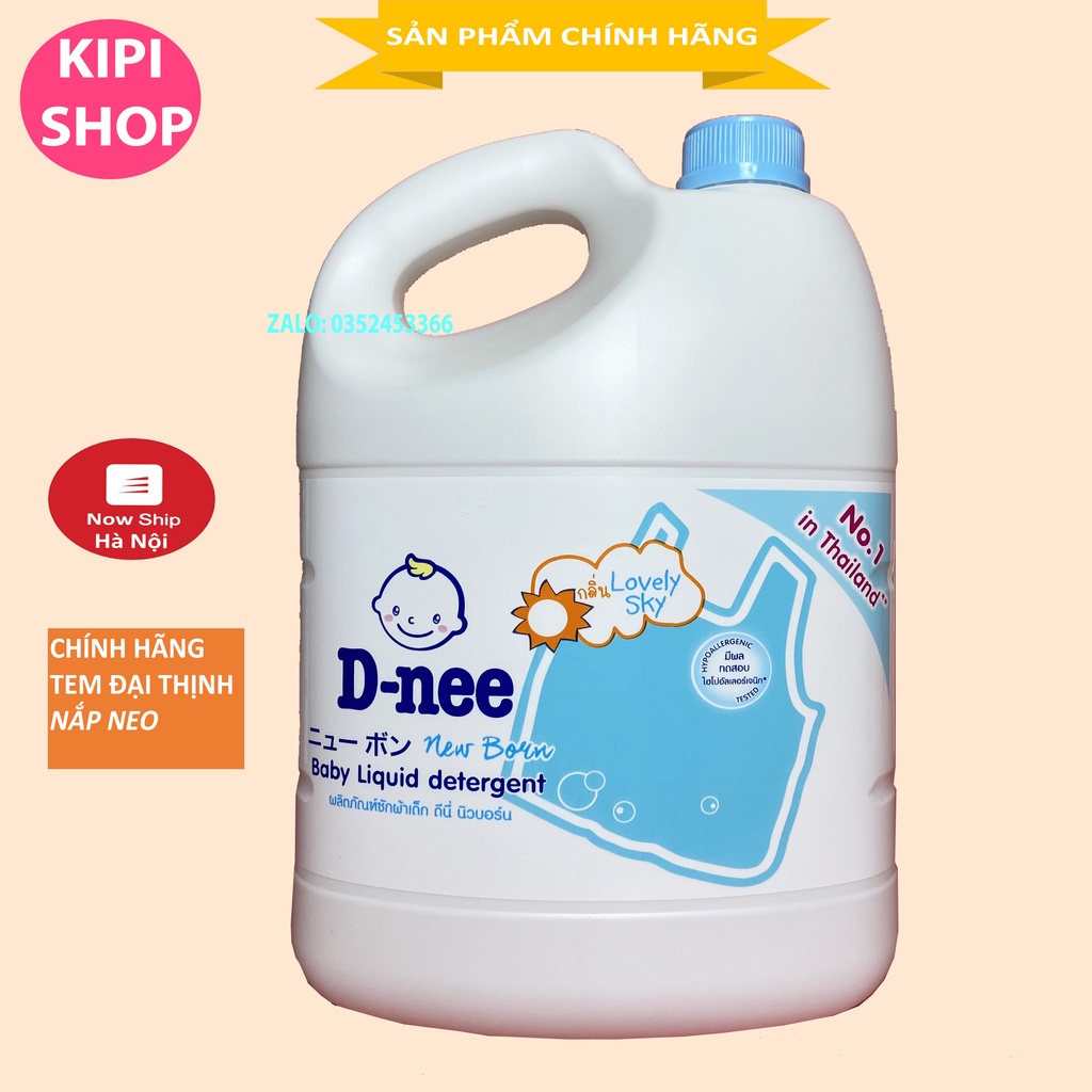 [Đáng Mua] NƯỚC GIẶT XẢ DNEE 2IN1 3000ML MÀU XANH