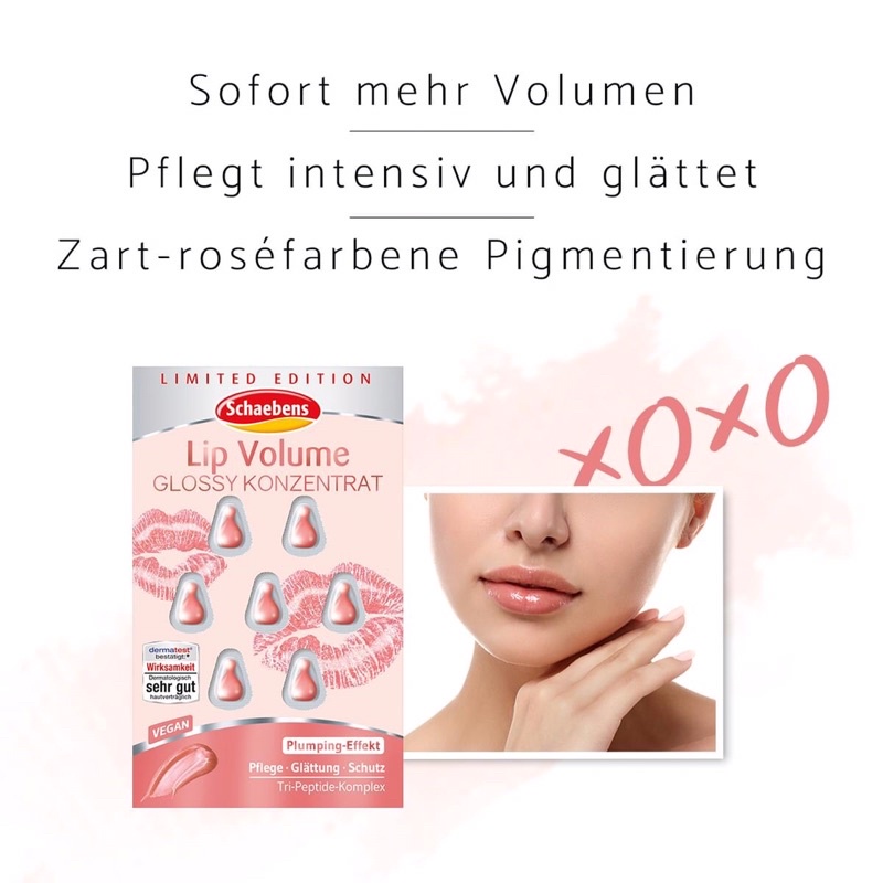 Tinh chất dưỡng môi SCHAEBENS LIP VOLUME dưỡng hồng và làm mềm môi