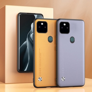Dành cho Google Pixel 5a 4A 5G 4 XL Vỏ da PU mờ sang trọng chống sốc