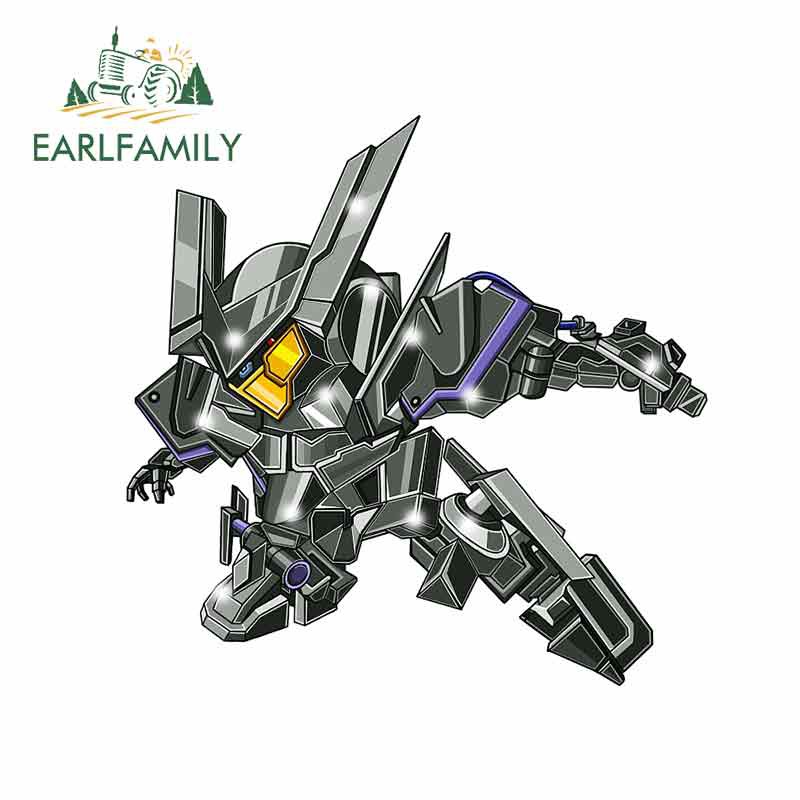 Stickers vinyl Dán Nón Bảo Hiểm / Xe Mô Tô Chống Thấm Nước Kích Thước 13x9.8cm In Hoạ Tiết gundam