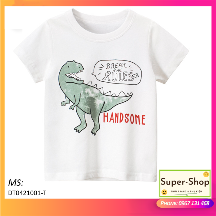 Áo thun cho bé 27KIDS-9972 áo trẻ em in hình vui nhộn chất cotton hàng xuất Âu Mỹ [Super_Shop] DT0421001