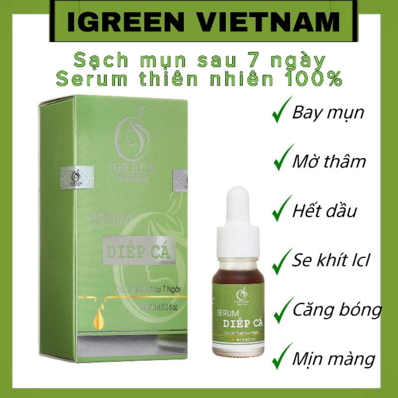 SERUM DIẾP CÁ MỜ THÂM_ SERUM DIẾP CÁ IGREEN