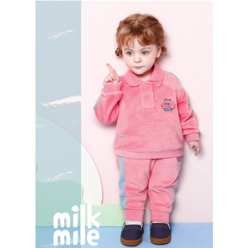 (90,120)Quần nỉ nhung nhiều màu Hàn Quốc chính hãng Milkmile