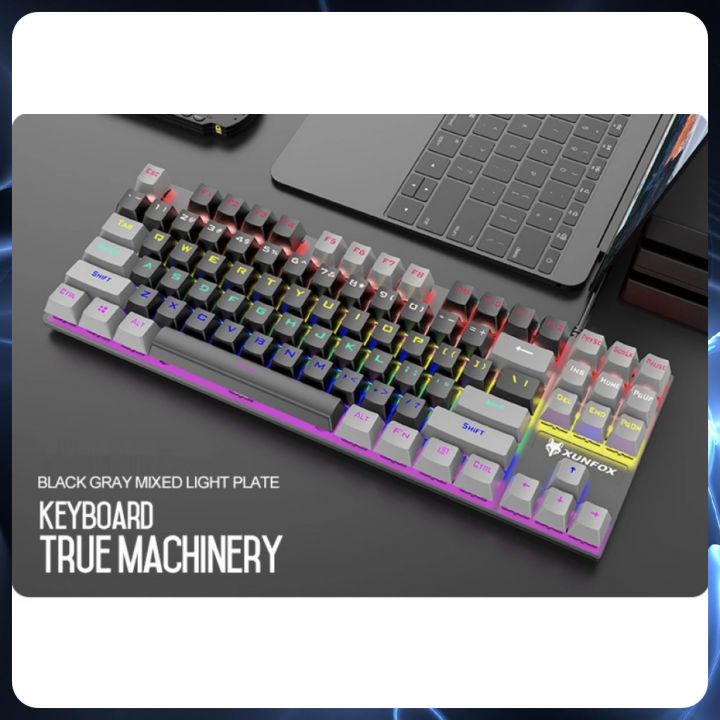 Bàn Phím Cơ Máy Tính K80 PRO Led RGB 10 Chế Độ Khác Nhau, Bàn Phím Chơi Game Dùng Văn Phòng Cực Đã