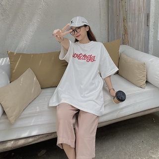 Áo thun cổ tròn we pink logo