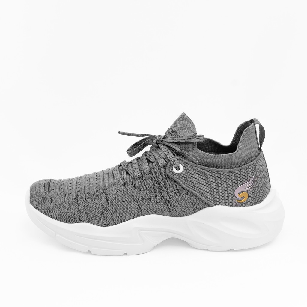 Giày Thể Thao Nam Nữ SShoes Dynamic - Xám