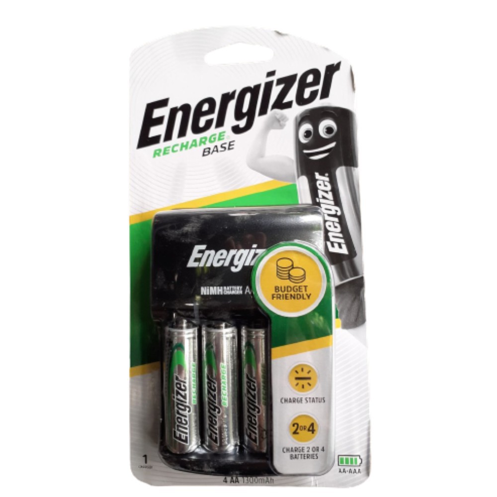 Bộ Máy Sạc Pin AA-AAA ENERGIZER kèm 4 viên pin sạc AA 1300mAh