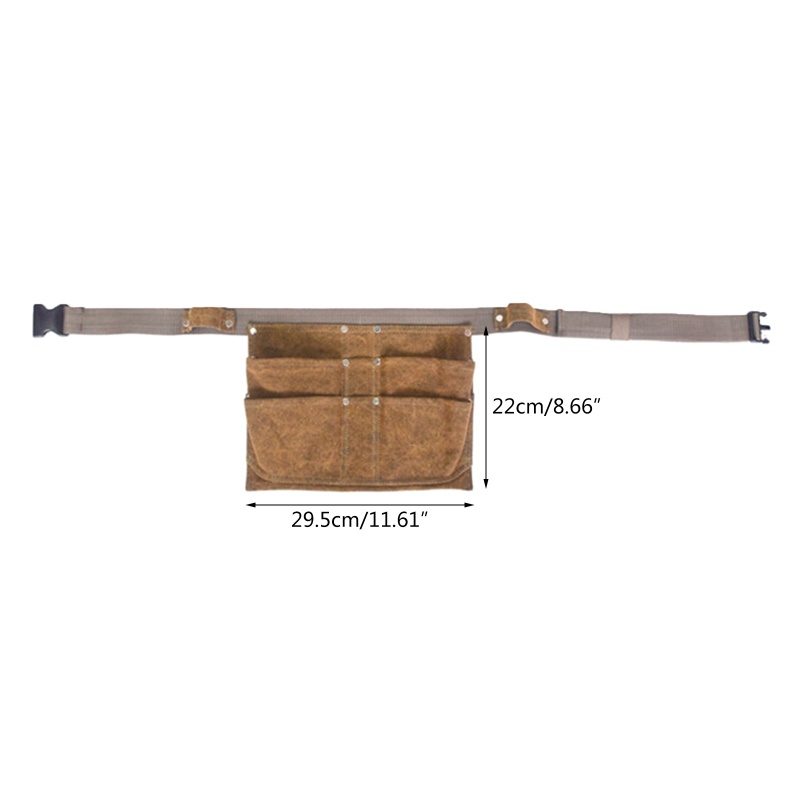 Tạp Dề Đa Năng 11.61x8.66in Bằng Vải Canvas Chất Lượng Cao