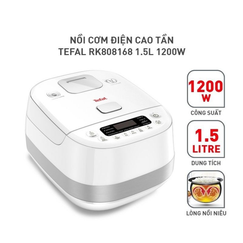 Nồi cơm cao tần 1.5 lít Tefal RK808168 | 1.200W | BigBuy360 - bigbuy360.vn