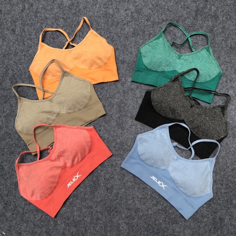 Áo Bra Tập Gym Tập Yoga Dây Chéo Sau Lưng Nhiều Mầu