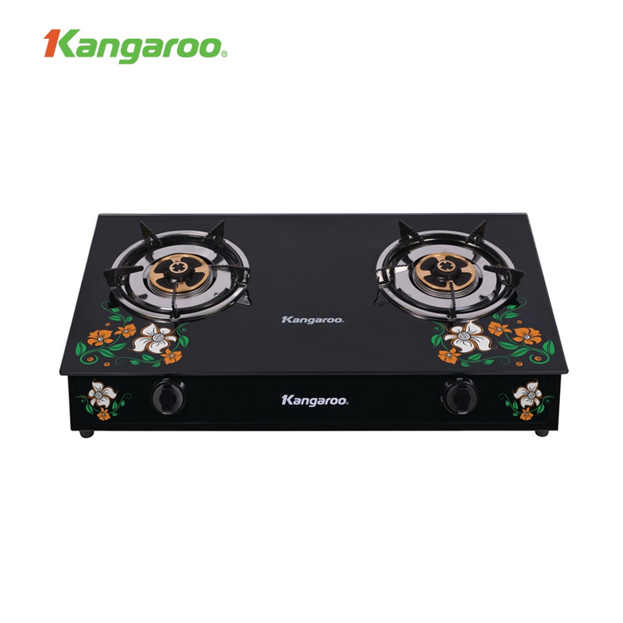 Bếp gas dương ,kính 2 lò Kangaroo KG503