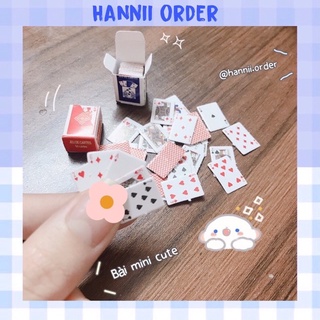 Bộ bài mini 54 lá size 1.5*1cm
