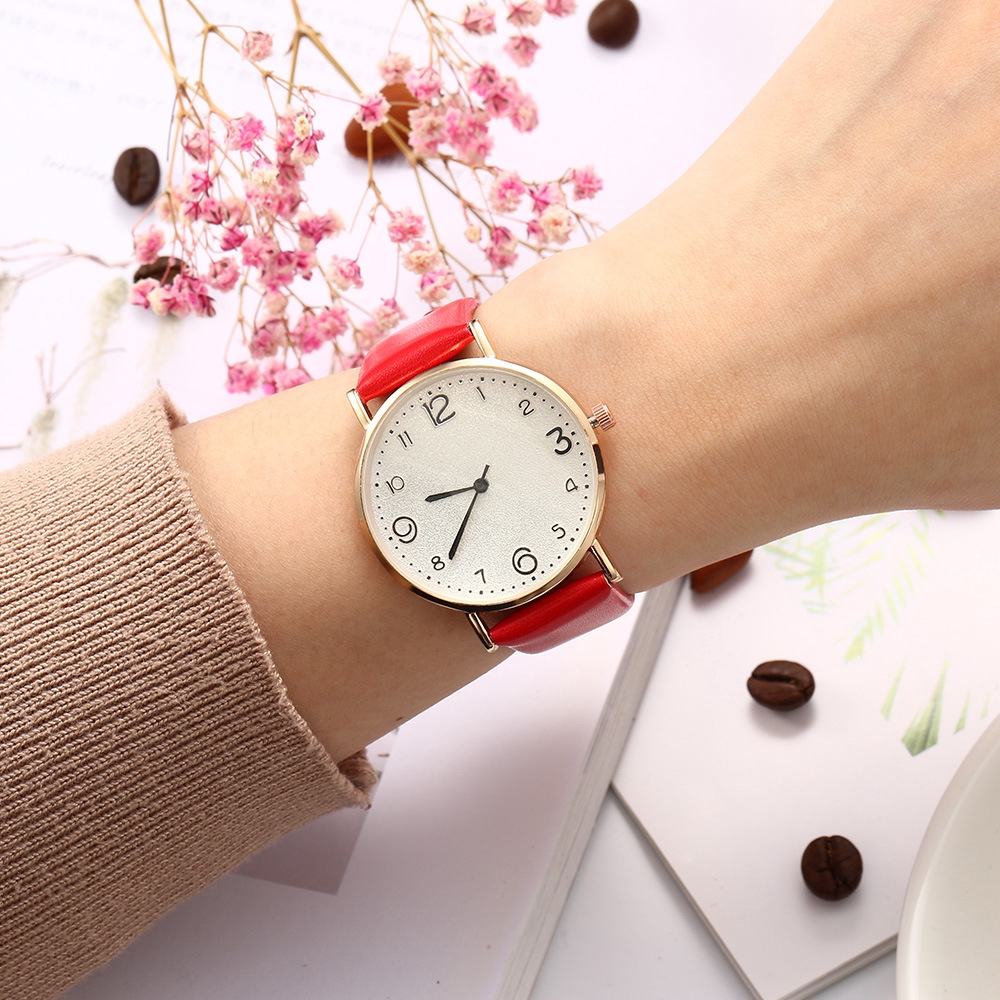 Đồng hồ quartz LWCC KH023 dây da thời trang thanh lịch