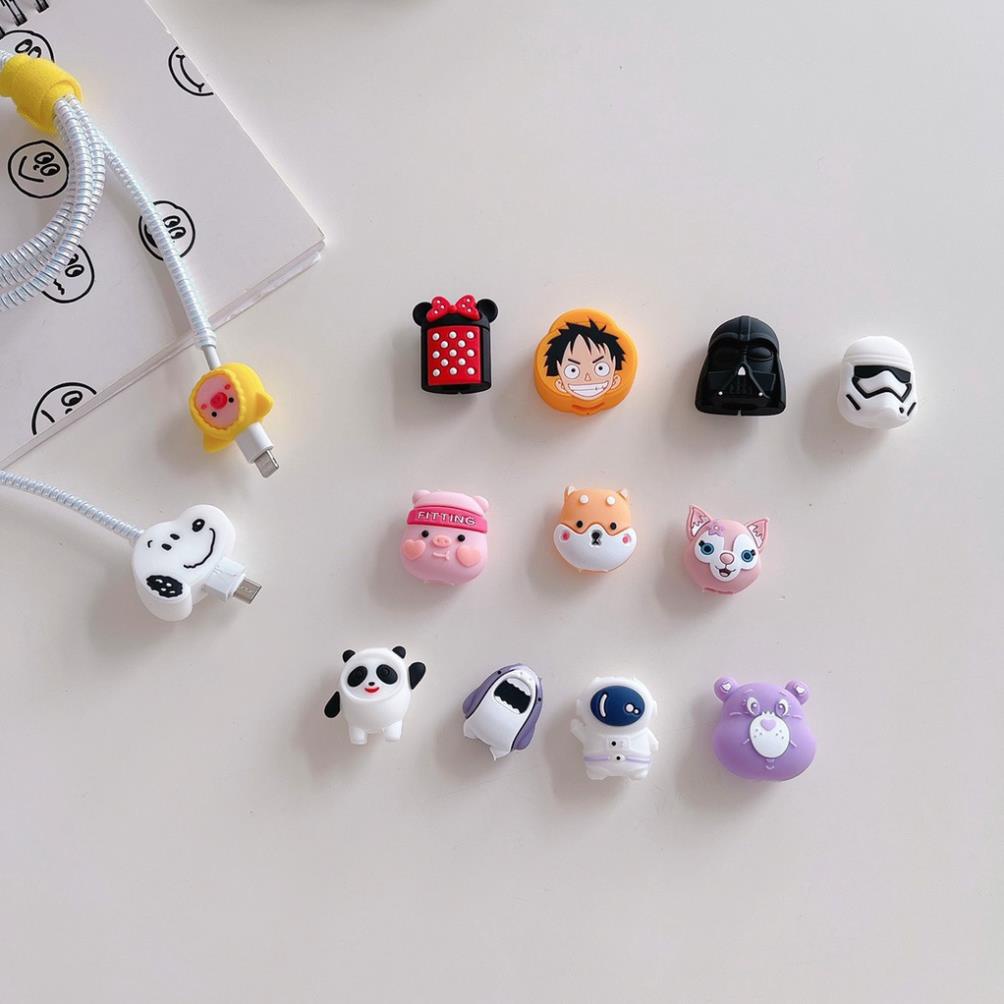 Phụ Kiện Bảo Vệ Chống Đứt Gãy Dây Sạc Cho Điện Thoại Phụ Kiện Tai Nghe Bluetooth i12 Cáp Sạc Pin Dự Phòng Vỏ Case Ốp