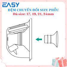 Đệm giảm size phễu máy hút sữa Easy S9 size 19mm (dùng đc cho nhiều mẫu máy khác nhau)