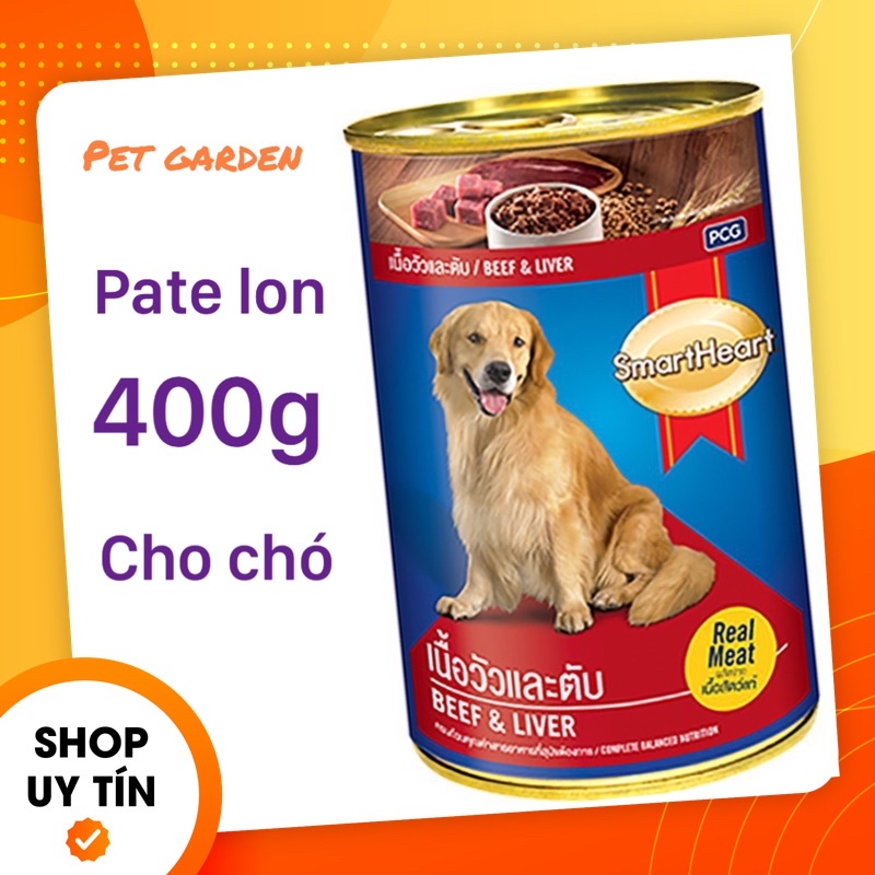 pate lon smartheart cho chó 400g