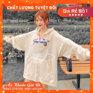 (Giá Rẻ) ÁO HOODIE - ÁO KHOÁC NỈ NGOẠI SWE BƯỚM XINH (HD1800 - Kèm Ảnh Thật)