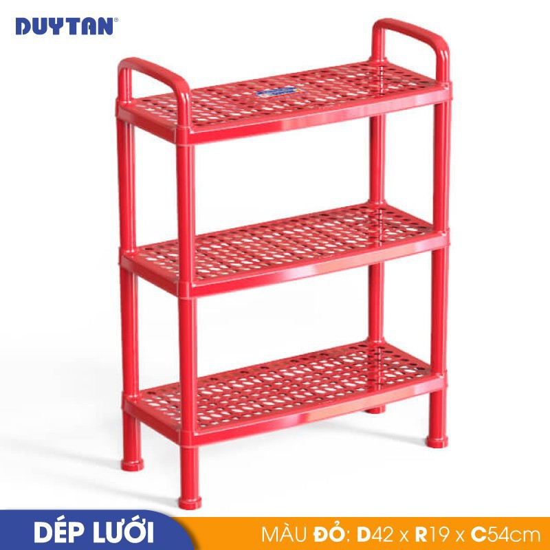 Kệ dép lưới nhỏ nhựa Duy Tân - 3 Tầng-Kích thước 42 x 19 x 54 cm