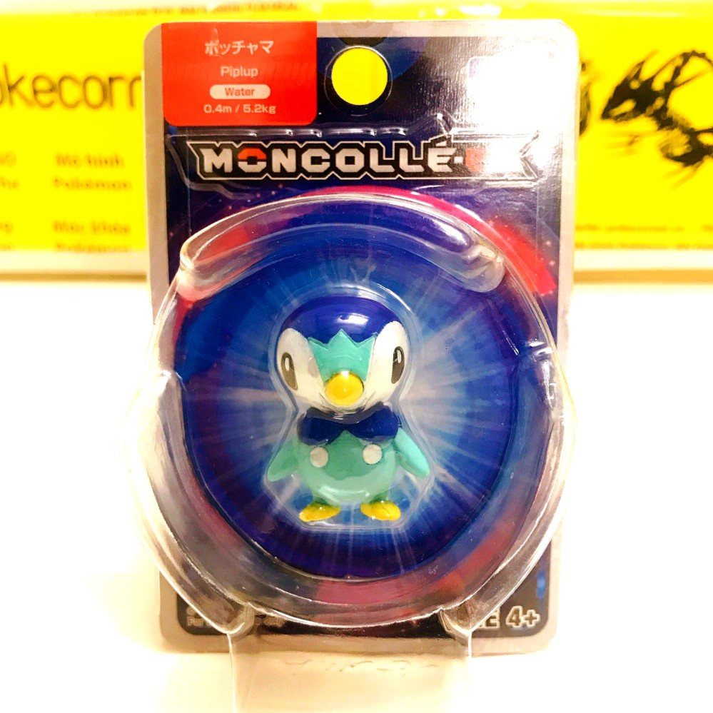 Mô Hình Pokemon Piplup (Asia) của Takara TOMY Standard Size - Pokemon Figure Moncolle Starter Gen 4 Sinnoh - PokeCorner