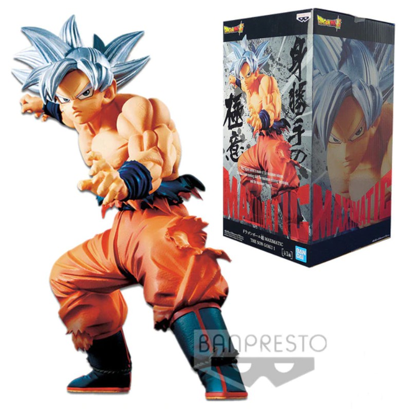 Mô Hình Chính Hãng Banpresto Son Goku Ultra Instinct Figure Dragon Ball Super Maximatic