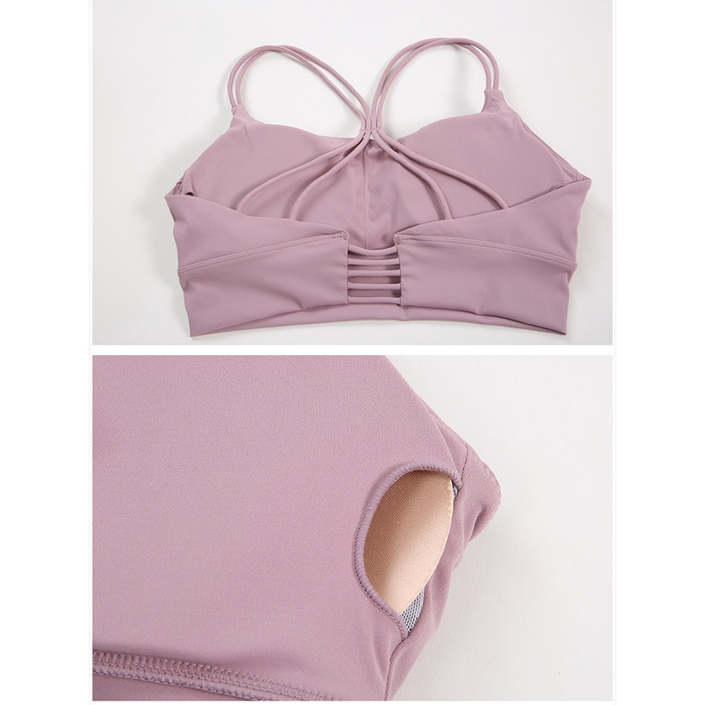 Áo ngực thể thao mỏng Beautytrend phối dây hở lưng thời trang quyến rũ dành cho nữ