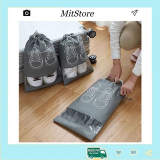 💛FREESHIP XTRA💛 Túi Đựng Giày Hoạ Tiết Chống Bụi Bẩn