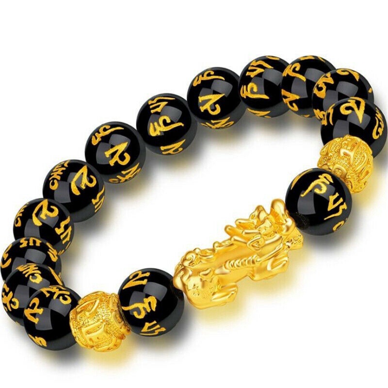 Vòng Tay Hạt Đá Obsidian 10 / 12mm