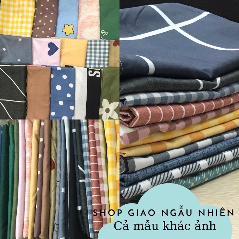 (Giao ngẫu nhiên) Vỏ gối ôm cotton poly, cotton tici 35*100cm