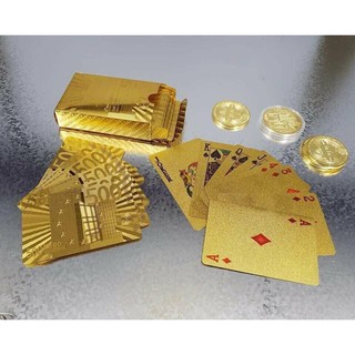 Bộ bài mạ vàng 24k ( sỉ )