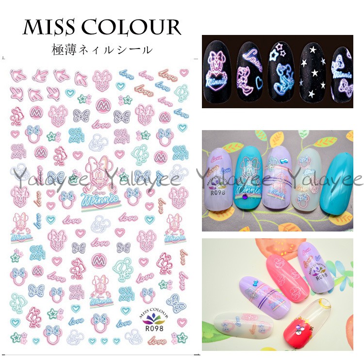 Disney Miếng Dán Hình Chuột Mickey &amp; Minnie Siêu Dễ Thương