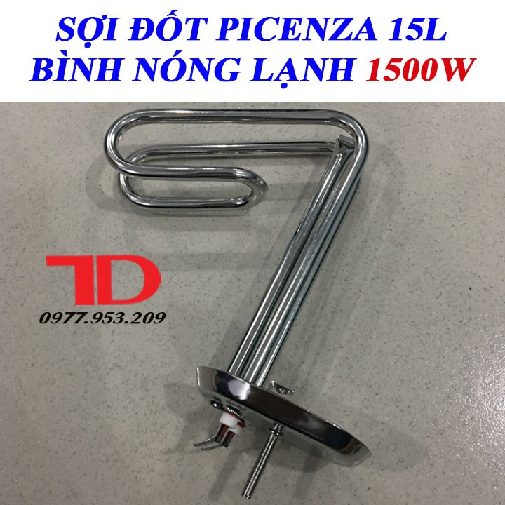 Sợi Đốt PICENZA 15L Bình Nóng Lạnh, Cọc Đốt Bình Nóng Lạnh 1500W